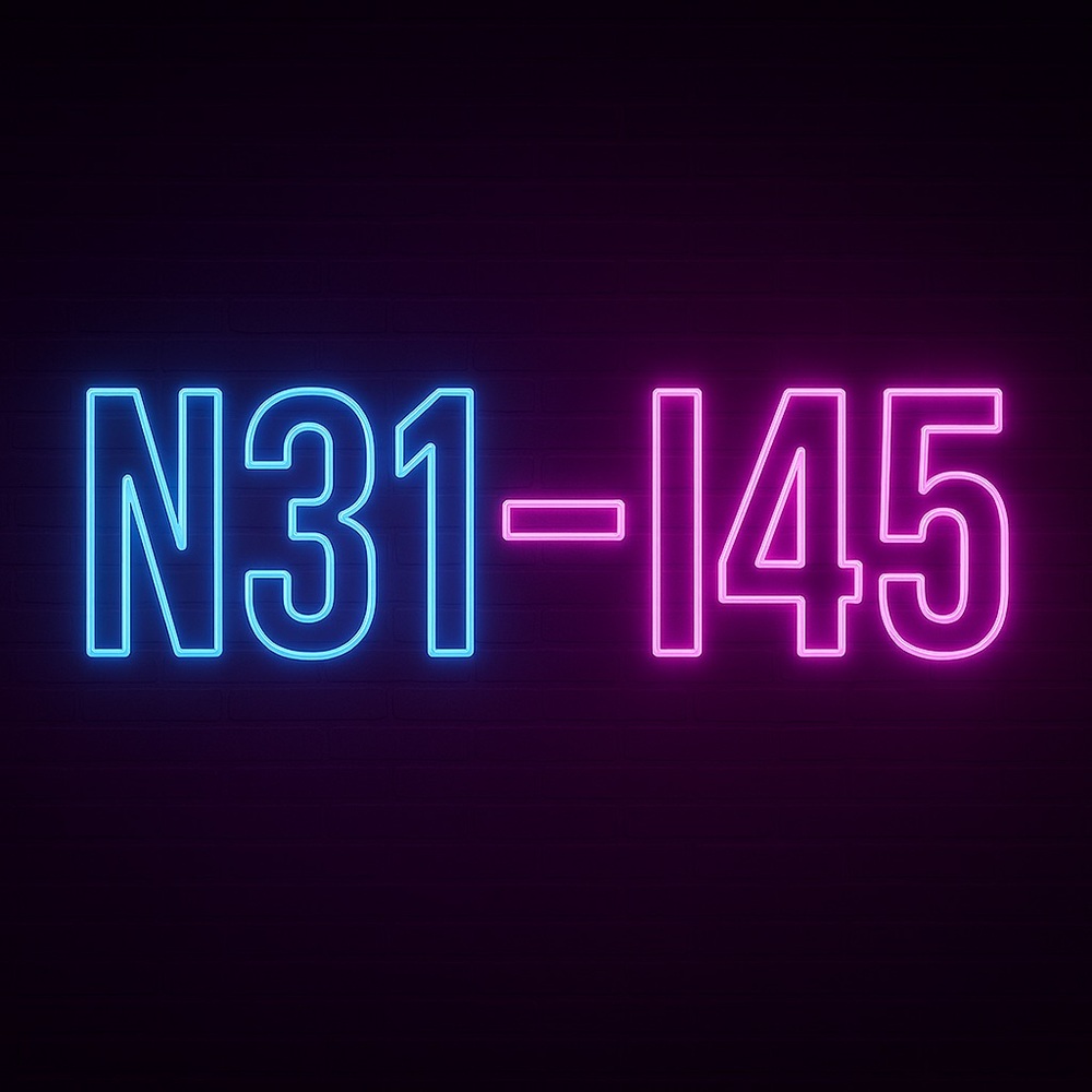 Neon Blue and Pink Wall Art